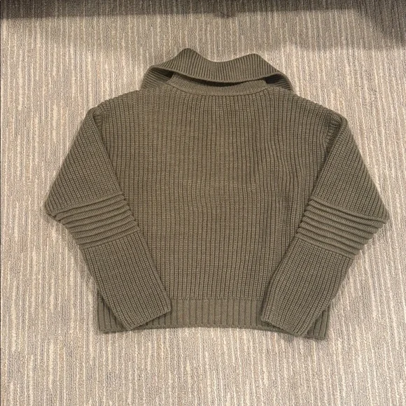Mango olive green sweater - Picture 6 of 9